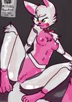  2016 4_toes abstract_background animatronic anthro anus areola barefoot black_nose blush breasts canine clitoris digital_media_(artwork) e-01 english_text feet female five_nights_at_freddy&#039;s five_nights_at_freddy&#039;s_2 fox funtime_foxy_(fnaf) funtime_foxy_(fnafsl) fur hair machine mammal mangle_(fnaf) missing nipples nude paws pink_fur pink_nipples pink_pussy pose pussy robot simple_background sister_location smile solo spread_legs spreading text toes toy_foxy_(fnaf) video_games white_fur yellow_eyes 