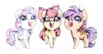  2016 apple_bloom_(mlp) buttersprinkle cub cutie_mark_crusaders_(mlp) earth_pony equine female feral friendship_is_magic group hair hair_bow hair_ribbon horse mammal my_little_pony open_mouth pegasus pony purple_hair ribbons scootaloo_(mlp) simple_background sweetie_belle_(mlp) white_background wings young 