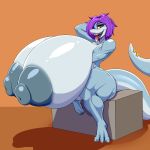  anthro areola ber00 big_breasts breasts curvaceous female fish furgonomics furry-specific_piercing huge_breasts hyper hyper_breasts makeup marine mascara nipples nude open_mouth piercing shark sitting smile solo tail_piercing thick_thighs tongue tongue_out 