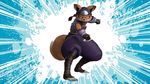  3d_(artwork) alopex anthro armor canine digital_media_(artwork) female fox fur looking_at_viewer mammal ninja official_art orange_eyes orange_fur pose solo teenage_mutant_ninja_turtles unknown_artist 