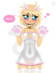  animal_humanoid anthro blonde_hair blue_eyes cat_humanoid clothing feline female hair humanoid joltik mammal nintendo pok&eacute;mon razplus solo video_games young 