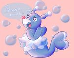  &lt;3 blue_body brionne cute eyelashes fangs feral hopethefangirl mammal marine nintendo pinniped pok&eacute;mon seal solo video_games 