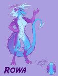  anthro cybercat dragon featureless_crotch female looking_at_viewer nude open_mouth smile solo 