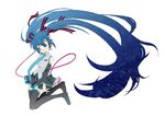  hatsune_miku solo tagme thigh-highs vocaloid white 