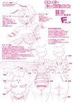  antennae ass breasts character_profile compound_eyes covering covering_breasts extra_eyes hornet_girl insect_girl insect_wings kiira_(monster_musume) medium_breasts monster_girl monster_musume_no_iru_nichijou multiple_arms non-web_source nude okayado scan short_hair solo thigh_gap translated wings 