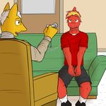  charmeleon clothing door eyewear fuze glasses hypno hypnosis invalid_tag male mind_control nintendo pok&eacute;mon sofa therapy video_games 