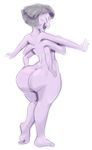  angstrom anthro arachnid arthropod big_butt butt female muffet nude solo spider undertale video_games 