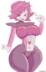  angstrom big_breasts breasts crossgender female machine mettaton robot solo undertale video_games 