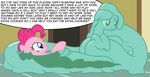  2016 attempted_vore badumsquish dialogue english_text equine fan_character female friendship_is_magic goo hair harmless horse hybrid mammal monster my_little_pony pinkie_pie_(mlp) pony sad slime text 