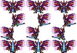  dragon dragon_tail dragon_wings duel_monster energy_wings greedy_venom_fusion_dragon no_humans pixel_art purple_wings simple_background starving_venom_fusion_dragon tail white_background wings yu-gi-oh! yuu-gi-ou_duel_monsters 