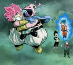  chibi dragon_ball_super dragonball_z gokuu_black hearts majin_buu son_gokuu super_saiyan_blue super_saiyan_rose trunks_(dragon_ball) vegeta 