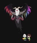  2016 asriel_dreemurr chara_(undertale) digital_media_(artwork) kritterart undertale video_games 