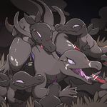  feral group group_sex lizard nintendo orgy penis pok&eacute;mon reptile salandit salazzle scalie sex video_games 