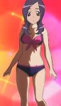  :o arm_at_side bangs bare_arms bare_shoulders bikini cleavage collarbone cowboy_shot fresh_pretty_cure! higashi_setsuna large_breasts legs looking_at_viewer mound_of_venus navel parted_bangs precure pretty_cure signature standing swimsuits very_long_hair 