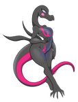  female lizard looking_at_viewer nintendo pok&eacute;mon reptile salazzle scalie solo tongue video_games 