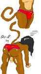  bulge butt clothing iggy mammal monkey panties panties_rip primate spunk3y_monk3y underwear 