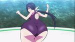  2girls animated animated_gif ass ass_shake black_hair hip_attack kaminashi_nozomi keijo!!!!!!!! multiple_girls pink_hair swimsuit tsukishita_usagi water 