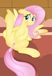  after_sex blue_eyes blush cum cum_inside equine eyelashes female fluttershy_(mlp) friendship_is_magic hair horse mammal my_little_pony pegasus pink_hair pony rainbownspeedash spread_legs spreading table wings 