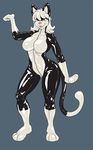  cat clothing costume feline female mammal rubber suit theman 