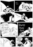  bed black_and_white comic dialogue english_text humor inside monochrome papyrus_(undertale) plumfsh sleeping text undertale video_games 