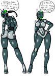  female machine robot simple_background text xscar10 