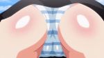 1boy 1girl animated animated_gif ass hetero kurashiki_azusa panties pretty_x_cation_2 striped striped_panties underwear 