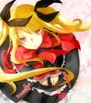  bad_id bad_pixiv_id blazblue blonde_hair bow long_hair momiko_(dayo) rachel_alucard red_bow red_eyes solo twintails 