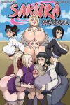  6+girls absurdres ass black_hair blonde_hair blush breasts brown_hair collarbone futa_with_female futanari green_eyes haruno haruno_sakura highres hyuuga_hinata large_breasts lips lukaforyou multiple_girls naruto naruto_(series) paizuri penis pink_hair shiny_skin shizune_(naruto) smile teeth tenten_(naruto) tsunade_(naruto) yamanaka_ino 