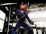  ashi_ura glowing glowing_eyes kamen_rider kamen_rider_accel kamen_rider_w male_focus solo sword weapon 