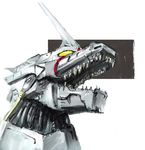  ikuyoan kaijuu mecha mechagodzilla no_humans 