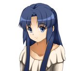  asakura_ryouko blue_eyes blue_hair long_hair noukatu solo suzumiya_haruhi_no_yuuutsu 