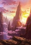  bad_pixiv_id cloud copyright_request landscape lens_flare mstk no_humans scenery sun 