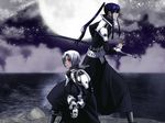  allen_walker d.gray-man highres kanda_yuu multiple_boys sword wallpaper weapon 