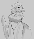  absurd_res anonymous_artist anthro big_breasts big_tail breasts clothing curvy_figure female fish hair hi_res huge_breasts long_hair marine one-piece_swimsuit shark sketch swimwear thick_thighs voluptuous wide_hips zachary_(starthemadman) 