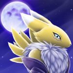  ambiguous_gender anthro arm_warmers bald chest_tuft diaszoom digimon fur looking_at_viewer renamon solo tuft 