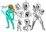  armor breasts clothing digital_media_(artwork) dildo expressions female footwear helmet high_heels looking_at_viewer monster nokyel_(under(her)tail) pubes pussy refernce sex_toy shoes smile strapon thewill under(her)tail under_boob undertale undyne video_games 