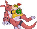  anal anal_penetration balls big_dom_small_sub bowser_jr. cum cum_from_ass cum_on_partner cum_while_penetrated cumshot digimon duo ejaculation erection eroborus eyes_closed guilmon hands-free humanoid_penis kissing koopa male male/male mario_bros nintendo on_top on_top_of orgasm penetration penis reclining scalie shallow_penetration size_difference tongue tongue_out video_games 