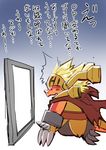  armor belt blonde_hair cape claws clothed clothing dialogue dragon drill drum_(buddyfight) future_card_buddyfight hair hatake helmet horn invalid_tag japanese japanese_text male reptile scalie screen solo text translation_request 