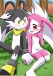  anthro aww bbmbbf blush clothing digital_media_(artwork) duo female footwear hand_holding hi_res lagomorph male male/female mammal nude palcomix romantic_couple shoes source_request 