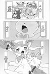  canine comic cum cumshot dialogue doujinshi eeveelution ejaculation english_text espeon fangs female feral fur glaceon greyscale jolteon kemoribbon leafeon male male/female mammal mightyena monochrome nintendo open_mouth orgasm paws penis pok&eacute;mon pussy ribbons sylveon tears text tongue translated umbreon vaporeon video_games 