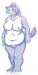  bear big_breasts breasts hair mammal nipples nude panda pandaren paws pink_hair pixel_flare red_panda sketch slightly_chubby teishu_glitterpaw video_games warcraft 