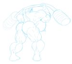  2016 anthro biceps big_breasts big_butt big_muscles breasts butt expansionpack female huge_breasts invalid_tag looking_back mammal muscular muscular_female mustelid nipples nude otter pussy pussy_juice raised_tail side_boob sketch solo weights 