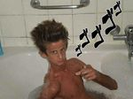  bathtub hair human japanese_text male mammal nude real solo tagme text 