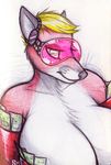  anthro big_breasts breasts canine eyewear female fox glasses huge_breasts kraken_(artist) mammal sketch smile solo stripper traditional_media_(artwork) 