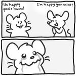  anthro comic crying cute duo hamster male mammal mouse nishi oxynard rex(mouse) rodent simple_background tears 