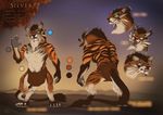  2016 angry blue_eyes charr clothing feline guild_wars happy horn jackrow loincloth male mammal model_sheet muscular solo standing video_games waving 