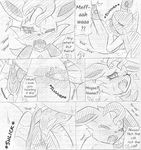  &lt;3 atlas_(artist) clitoris comic cunnilingus duo eeveelution english_text female feral greyscale hi_res leafeon lined_paper manga monochrome nintendo oral pencil_(artwork) pok&eacute;mon pussy quilava sex sketch text traditional_media_(artwork) translated vaginal video_games 