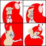  &lt;3 animaniacs balloon balloon_fetish bikini breasts butt cleavage clothed clothing minerva_mink navel swimsuit toddrogue69_(artist) 