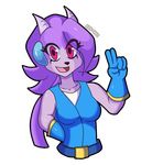  2016 alpha_channel anthro aquatic_dragon breasts clothing dragon female freedom_planet gloves hair horn hybrid mammal mok-axe purple_hair sash_lilac simple_background smile solo transparent_background video_games 