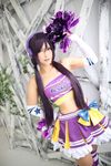  cheerleader cosplay long_hair love_live!_school_idol_project low_twintails pompoms purple_hair toujou_nozomi twintails 
